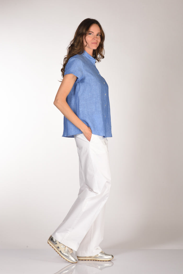 Robert Friedman Camicia Araml Azzurro Scuro Donna - 4