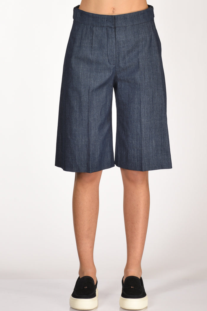 Incotex Slowear Bermuda Tella Blu Donna - 3