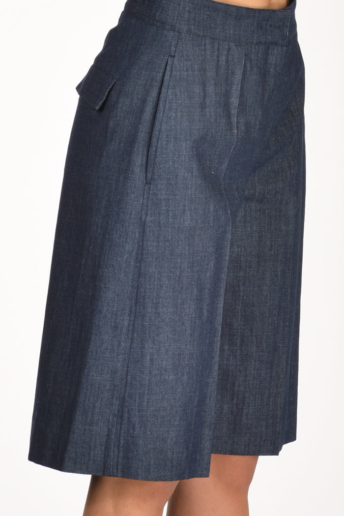 Incotex Slowear Bermuda Tella Blu Donna - 4