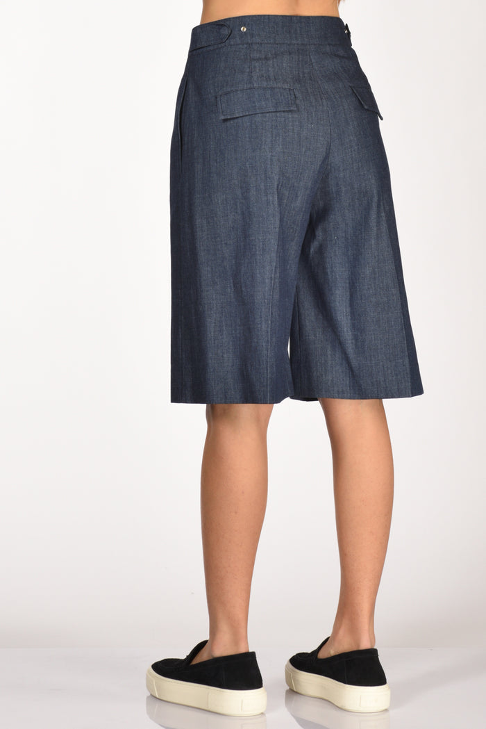 Incotex Slowear Bermuda Tella Blu Donna - 6