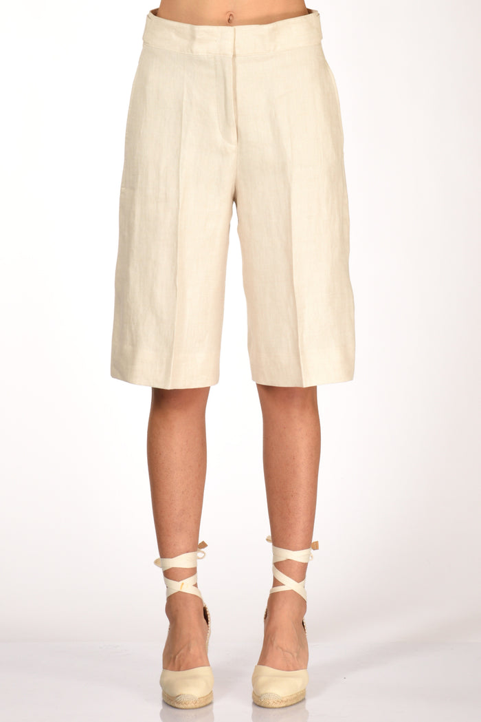 Incotex Slowear Bermuda Tella Beige Donna - 3