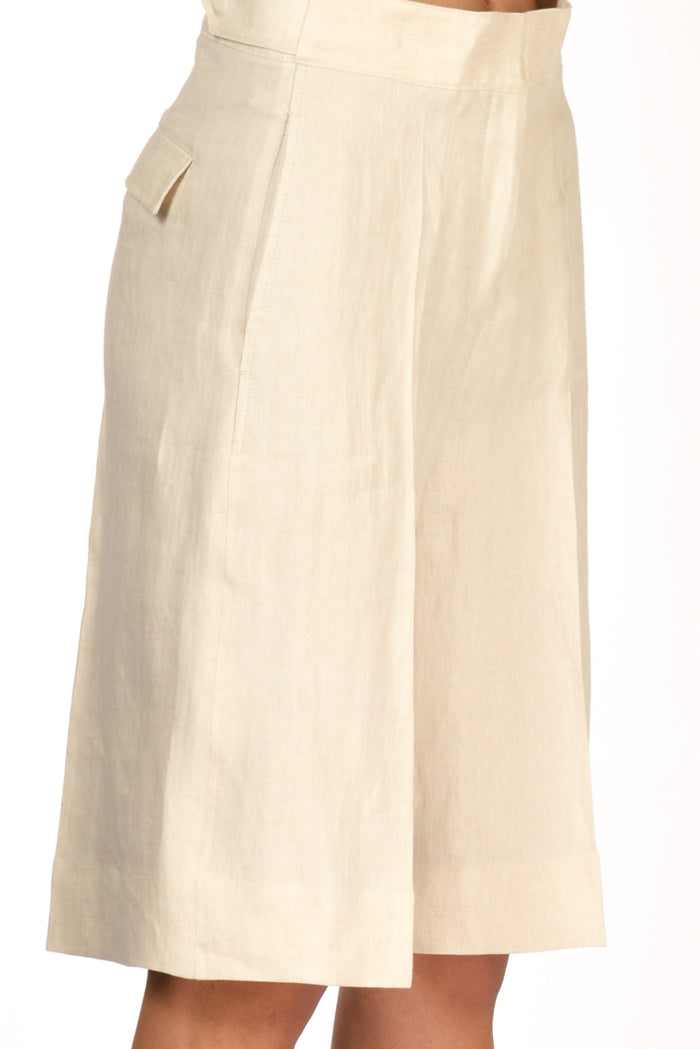 Incotex Slowear Bermuda Tella Beige Donna - 5
