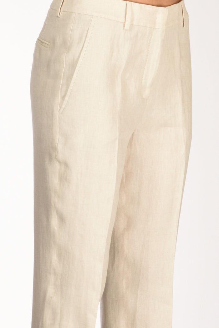 Incotex Slowear Pantalone Nevet Beige Chiaro Donna - 5