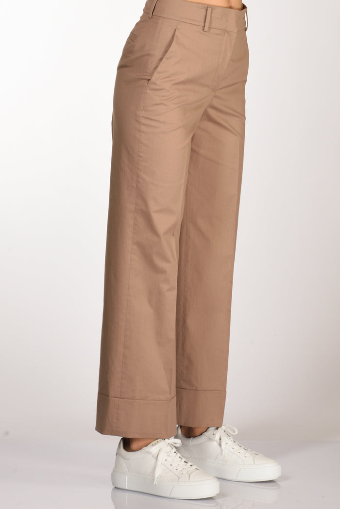 Incotex Slowear Pantalone Arlys Beige Scuro Donna - 5