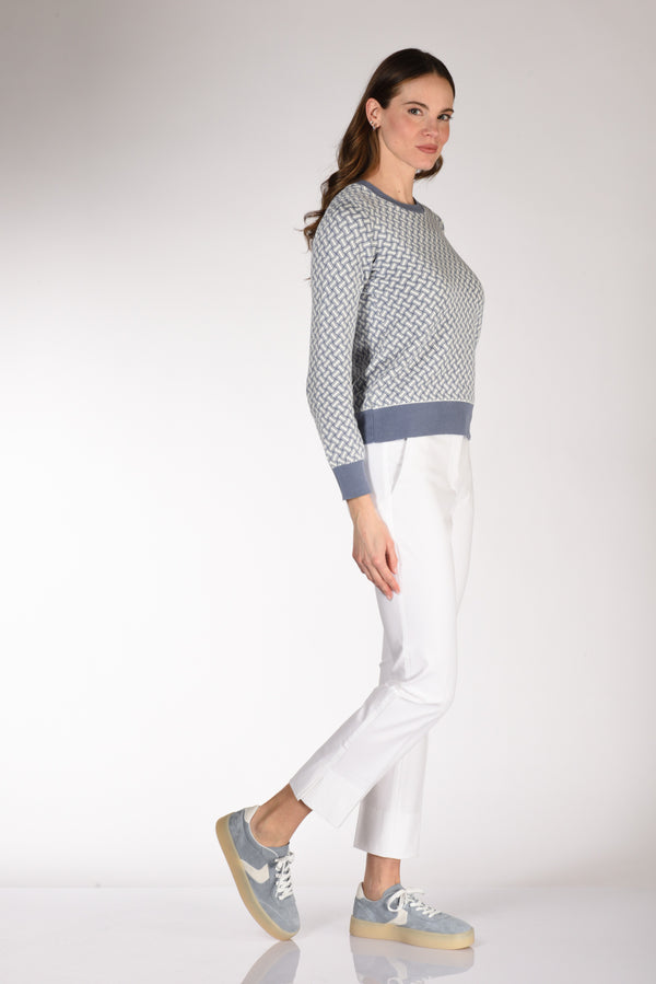 Incotex Slowear Pantalone Kimama Bianco Donna-2