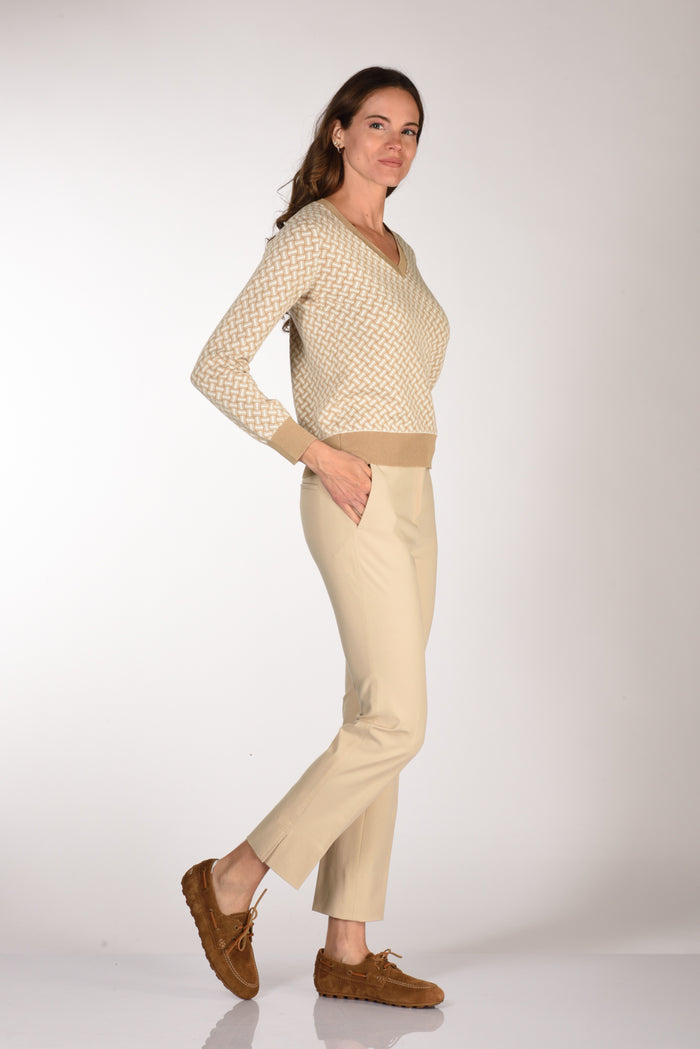 Incotex Slowear Pantalone Kimama Beige Donna - 2