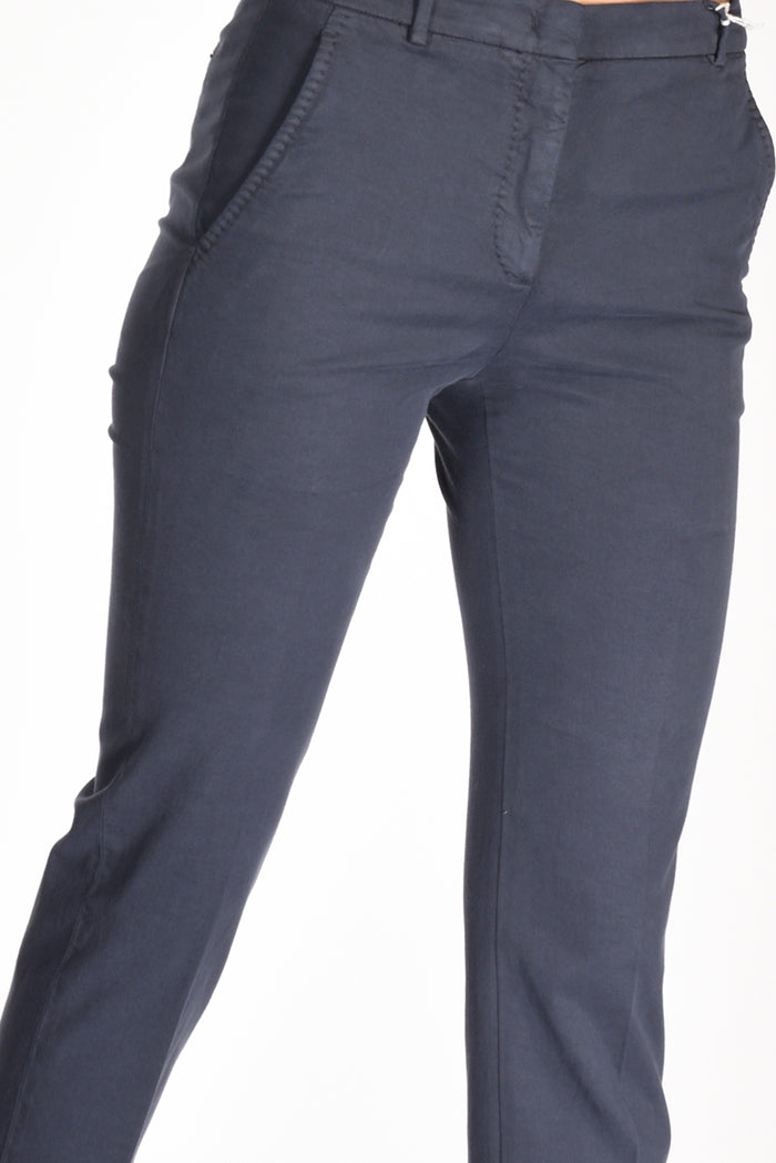 Incotex Slowear Pantalone Leyre Blu Chiaro Donna - 5