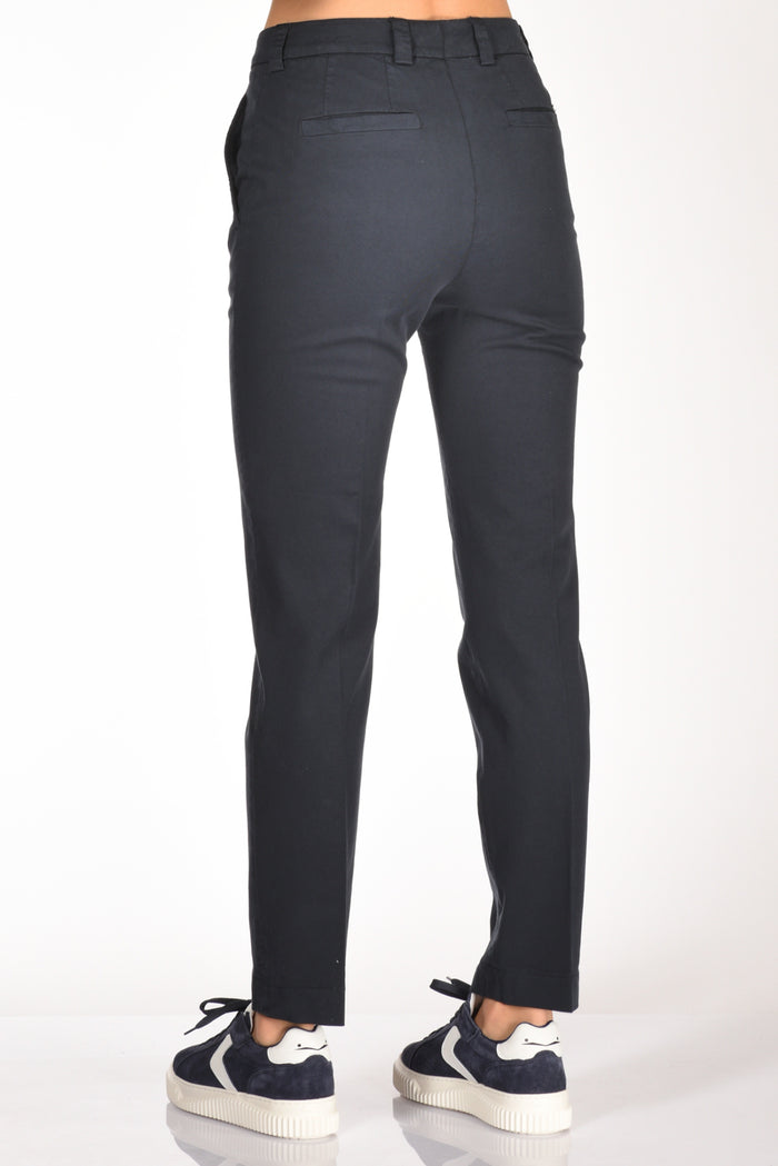 Incotex Slowear Pantalone Leyre Blu Scuro Donna - 6