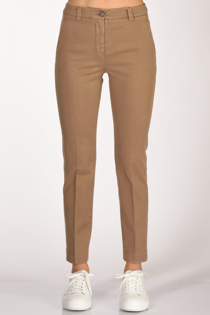 Incotex Slowear Pantalone Leyre Beige Scuro Donna - 3