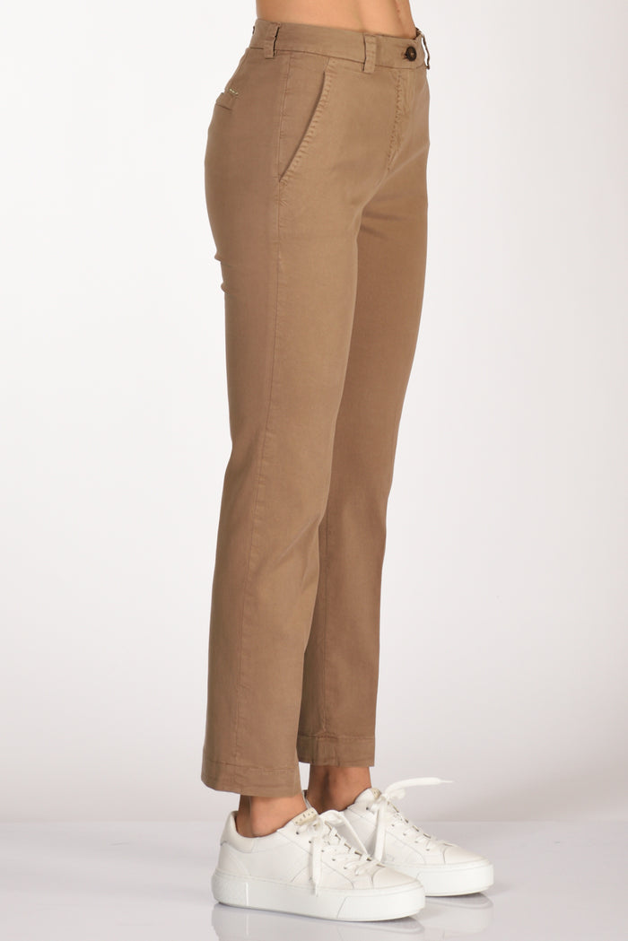 Incotex Slowear Pantalone Leyre Beige Scuro Donna - 5