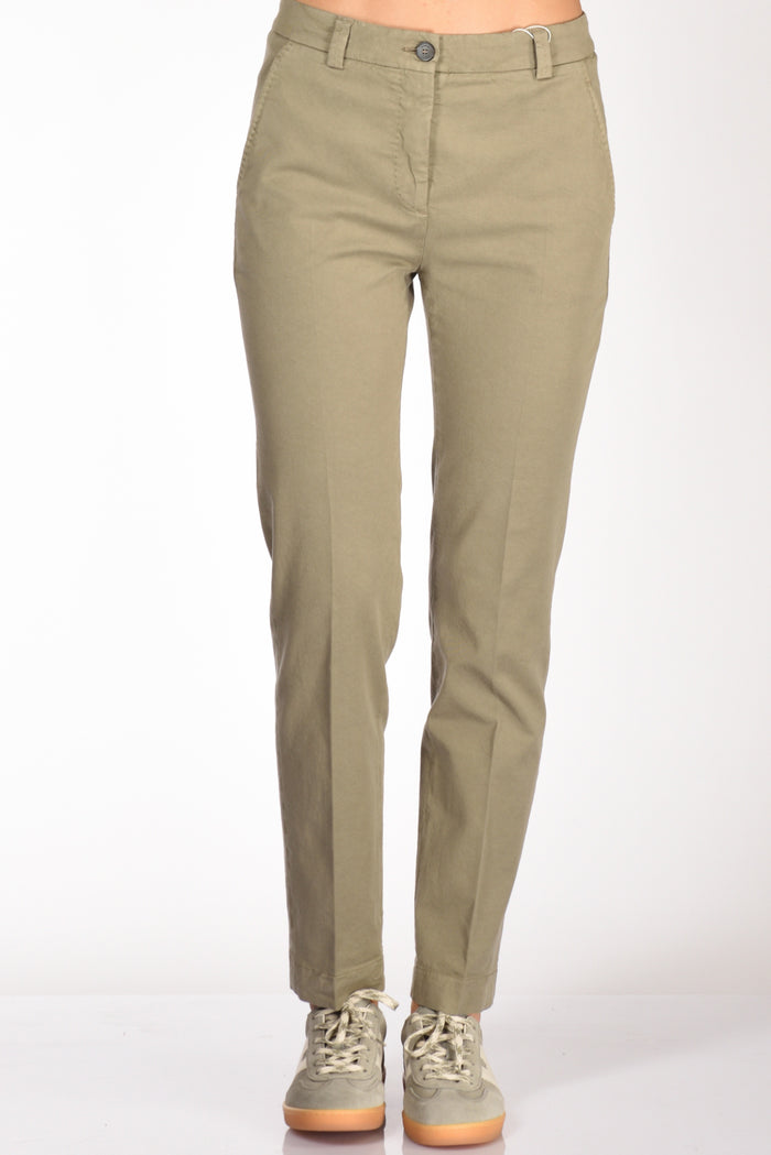 Incotex Slowear Pantalone Leyre Verde Donna - 3