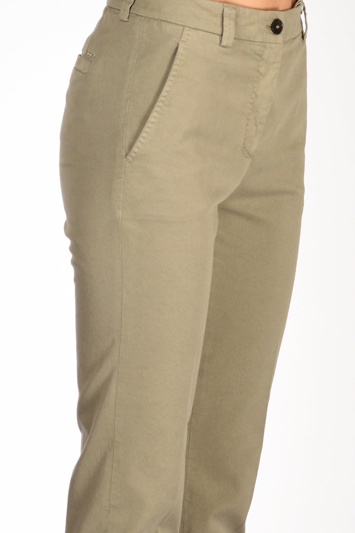 Incotex Slowear Pantalone Leyre Verde Donna - 5