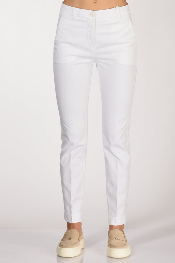Incotex Slowear Pantalone Leyre Bianco Donna - 3