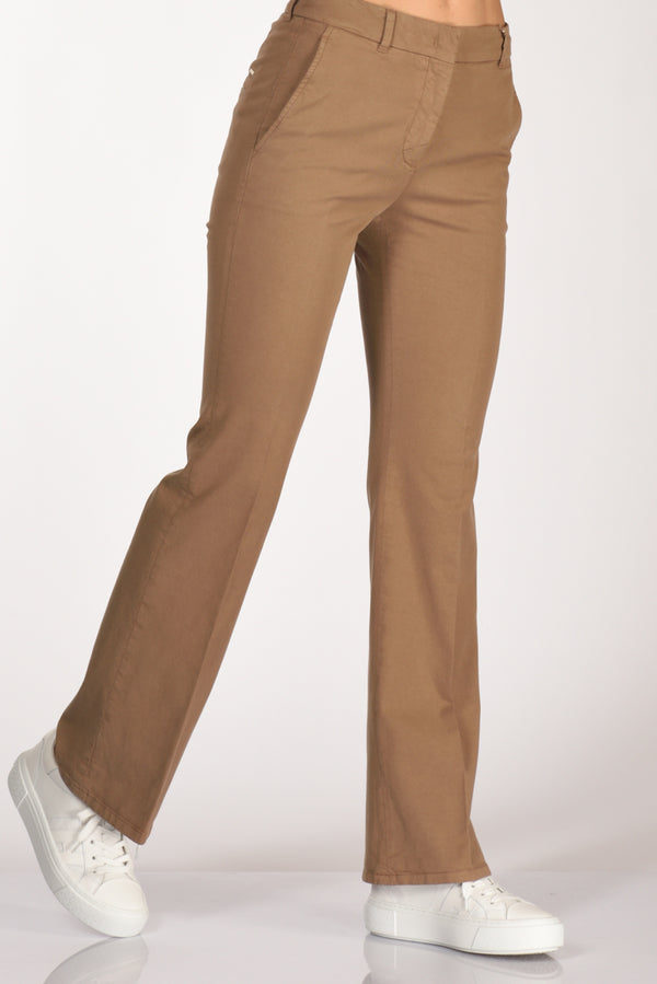 Incotex Slowear Pantalone Aylen Beige Scuro Donna