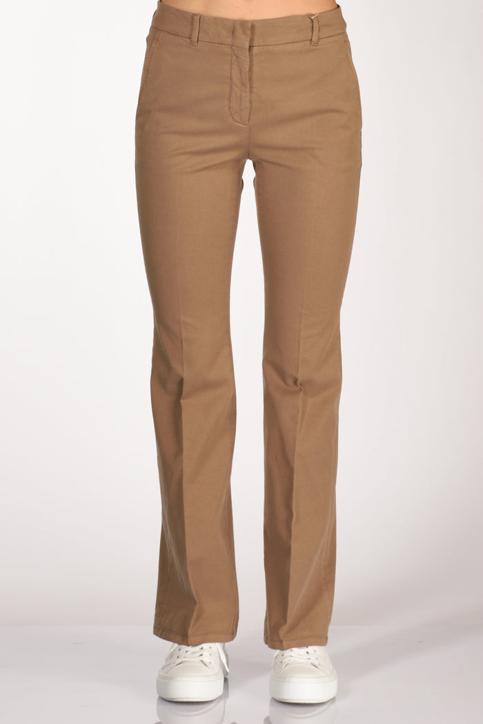 Incotex Slowear Pantalone Aylen Beige Scuro Donna - 3