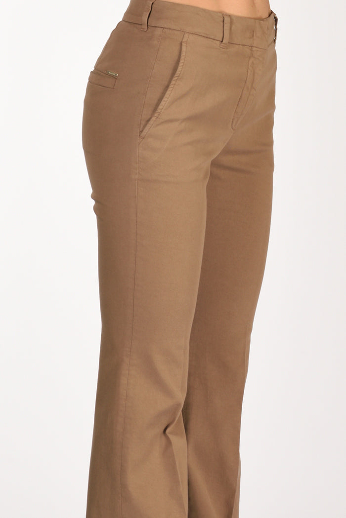 Incotex Slowear Pantalone Aylen Beige Scuro Donna - 4