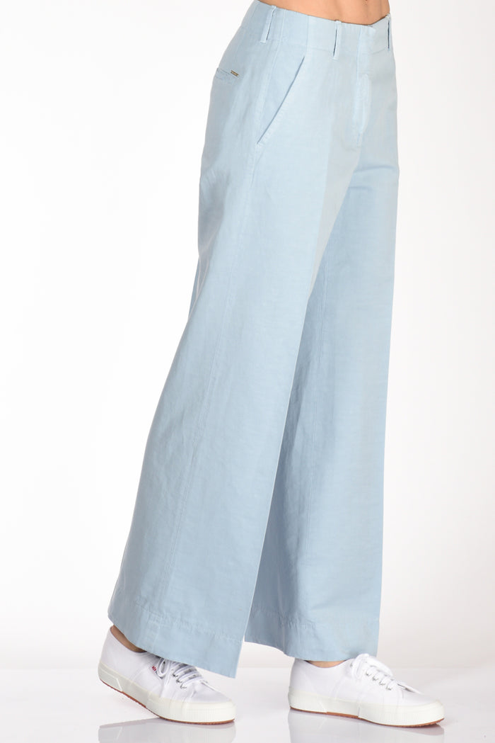 Incotex Slowear Pantalone Ilya Azzurro Donna - 1