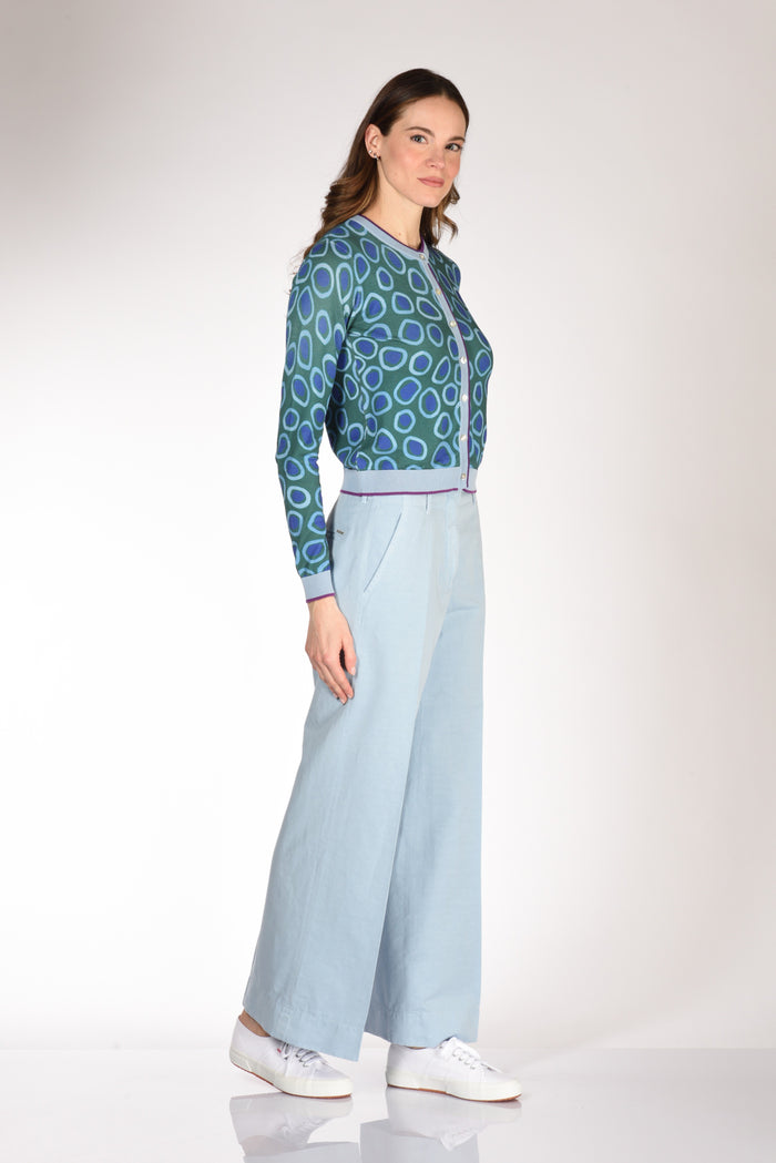 Incotex Slowear Pantalone Ilya Azzurro Donna - 2