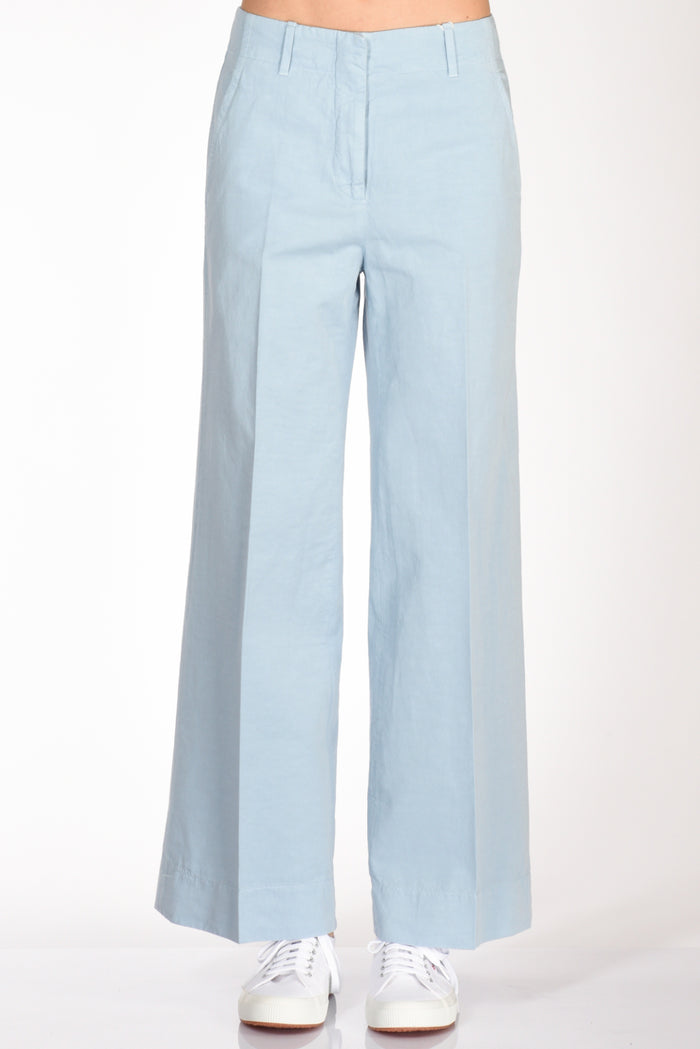 Incotex Slowear Pantalone Ilya Azzurro Donna - 3