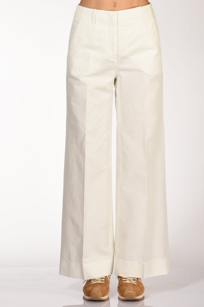 Incotex Slowear Pantalone Ilya Bianco Naturale Donna - 3