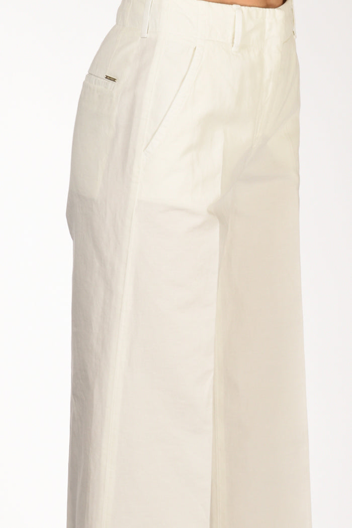 Incotex Slowear Pantalone Ilya Bianco Naturale Donna - 4