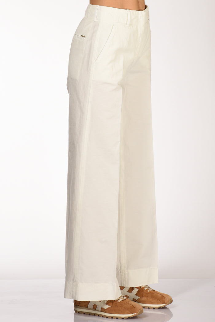 Incotex Slowear Pantalone Ilya Bianco Naturale Donna - 5