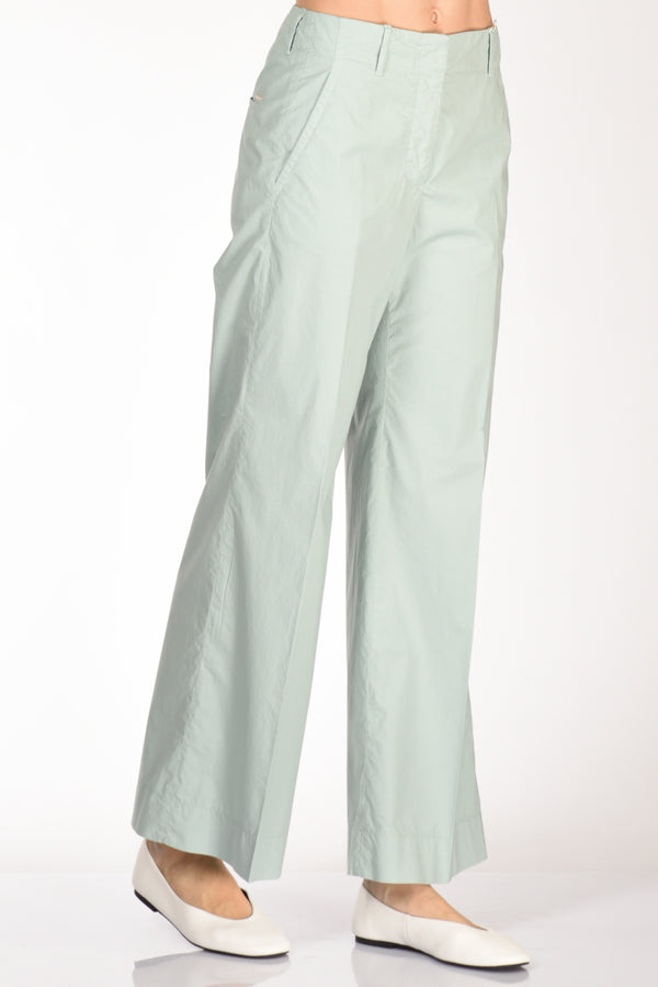 Incotex Slowear Pantalone Ilya Verde Chiaro Donna