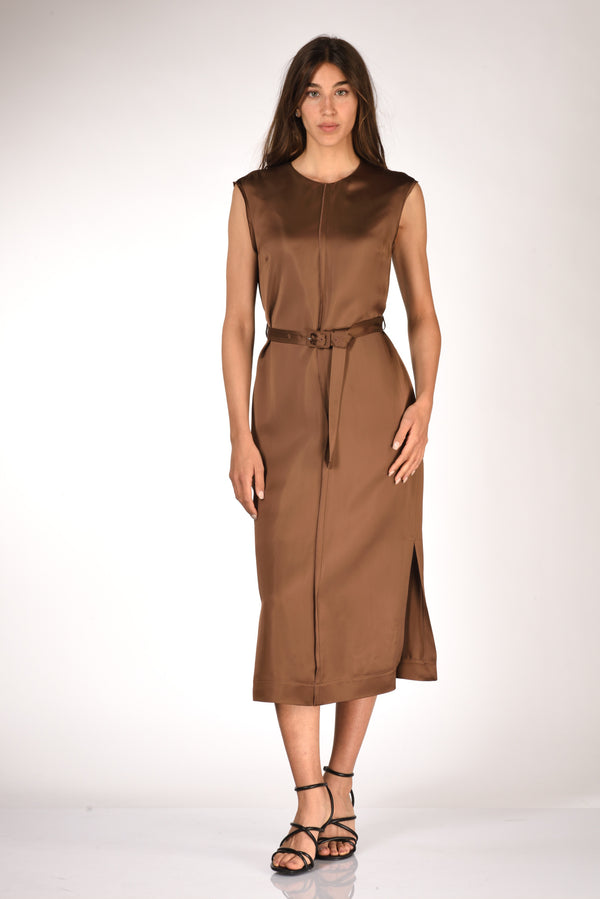 Glanshirt Slowear Abito Linda Marrone Donna