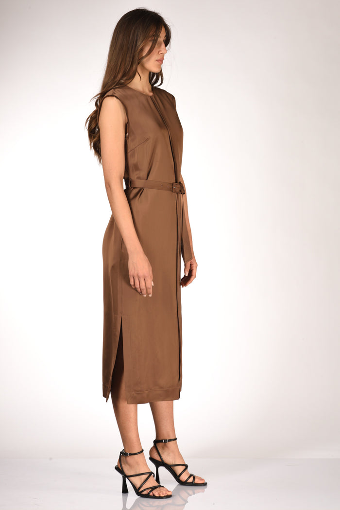 Glanshirt Slowear Abito Linda Marrone Donna - 4