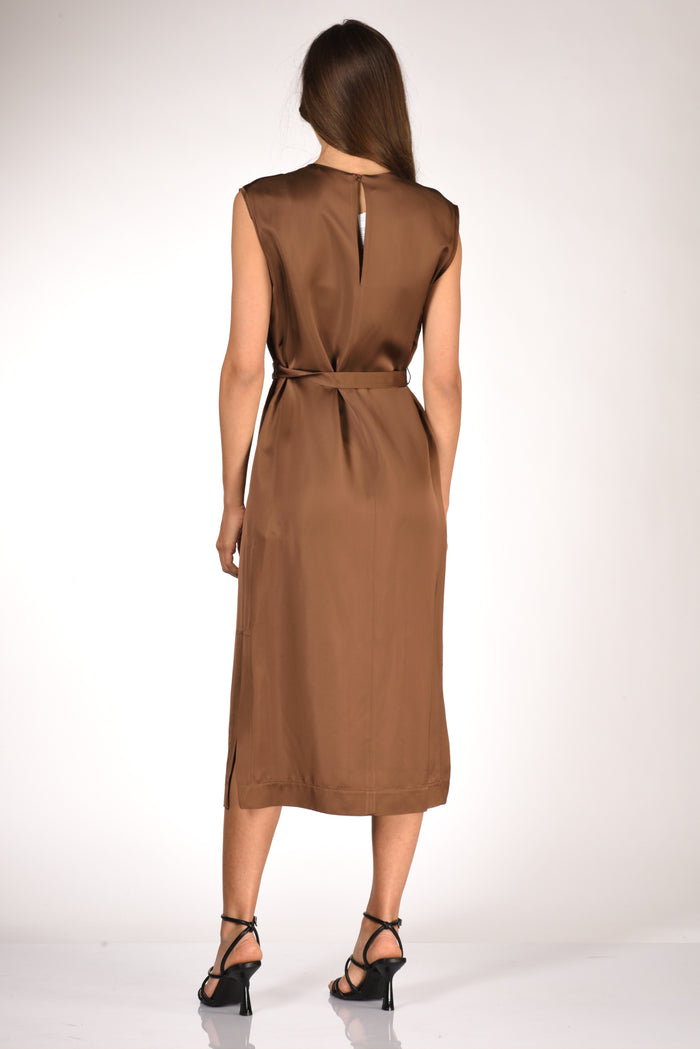 Glanshirt Slowear Abito Linda Marrone Donna - 5