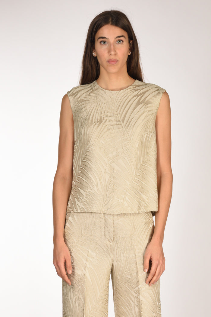 Glanshirt Slowear Top Edith Beige Chiaro Donna - 2