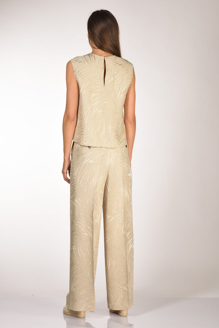 Glanshirt Slowear Top Edith Beige Chiaro Donna - 5