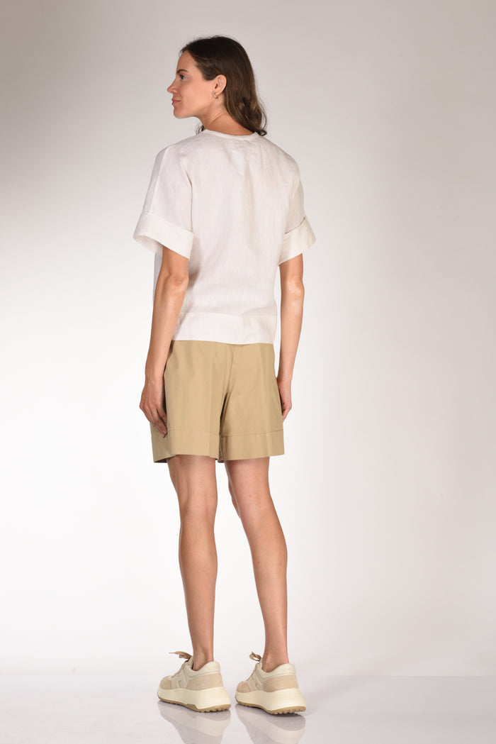 Glanshirt Slowear Camicia Eva Bianco Naturale Donna - 5