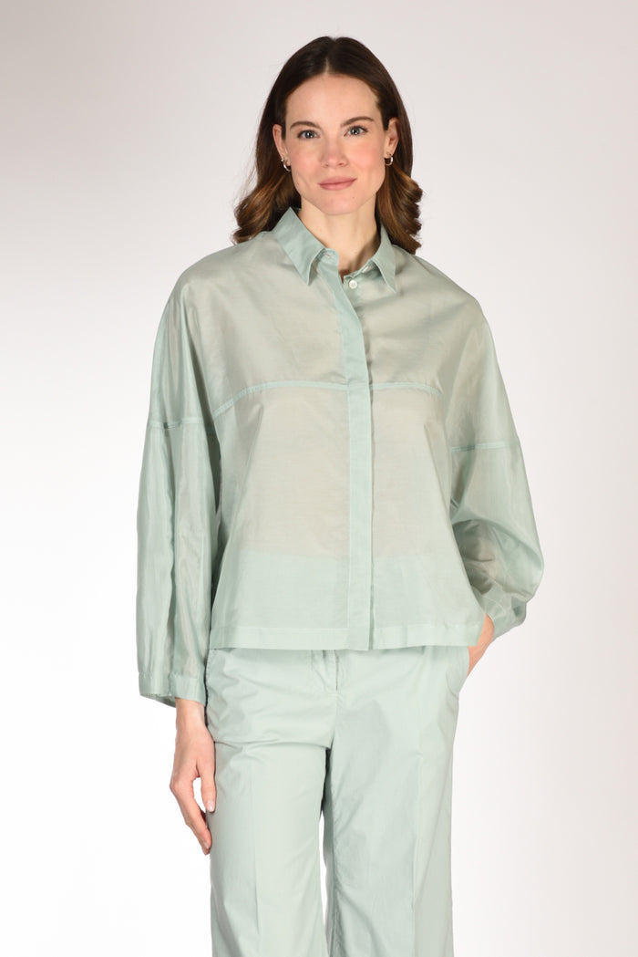 Glanshirt Slowear Camicia Gioia Verde Chiaro Donna - 1