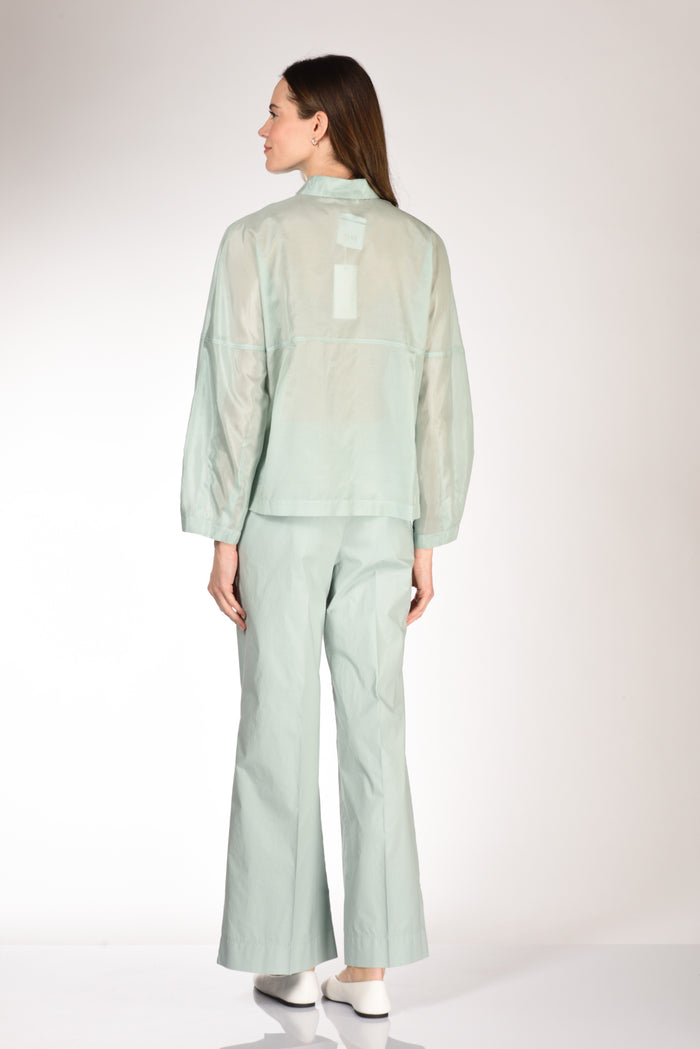 Glanshirt Slowear Camicia Gioia Verde Chiaro Donna - 5