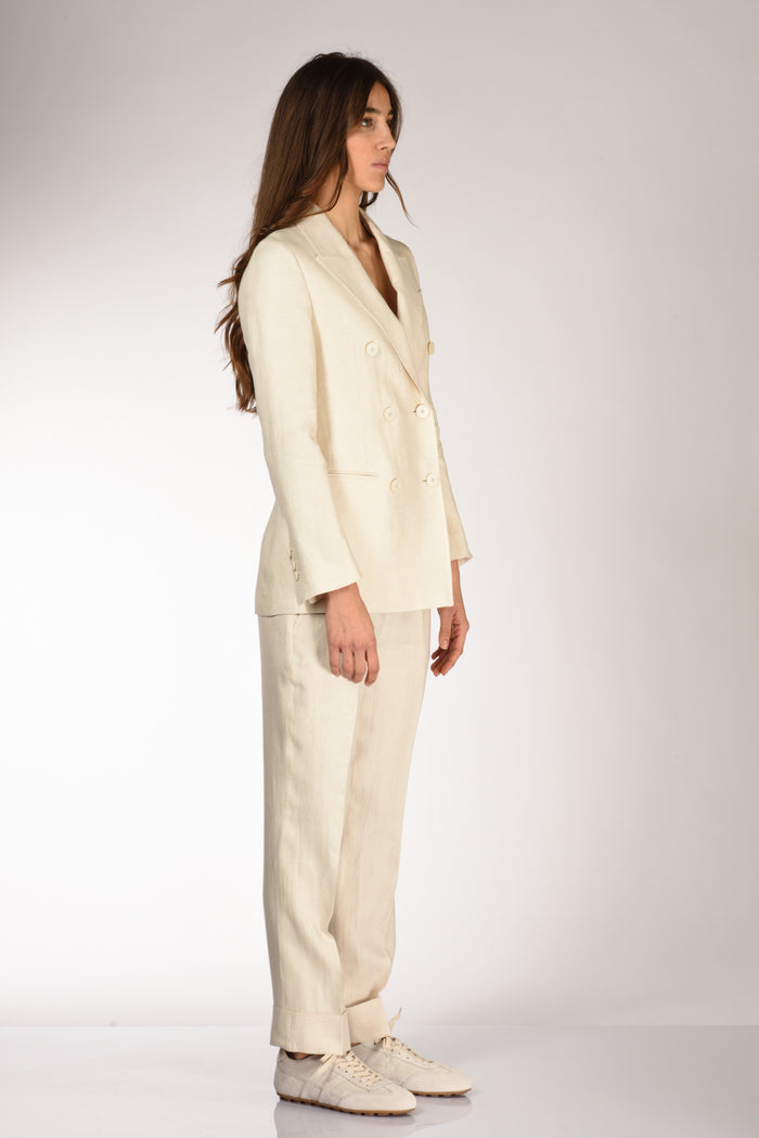 Montedoro Slowear Giacca Terrie Beige Donna - 4