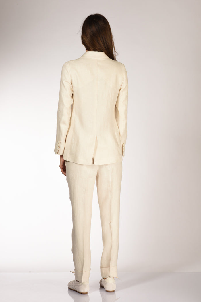 Montedoro Slowear Giacca Terrie Beige Donna - 5