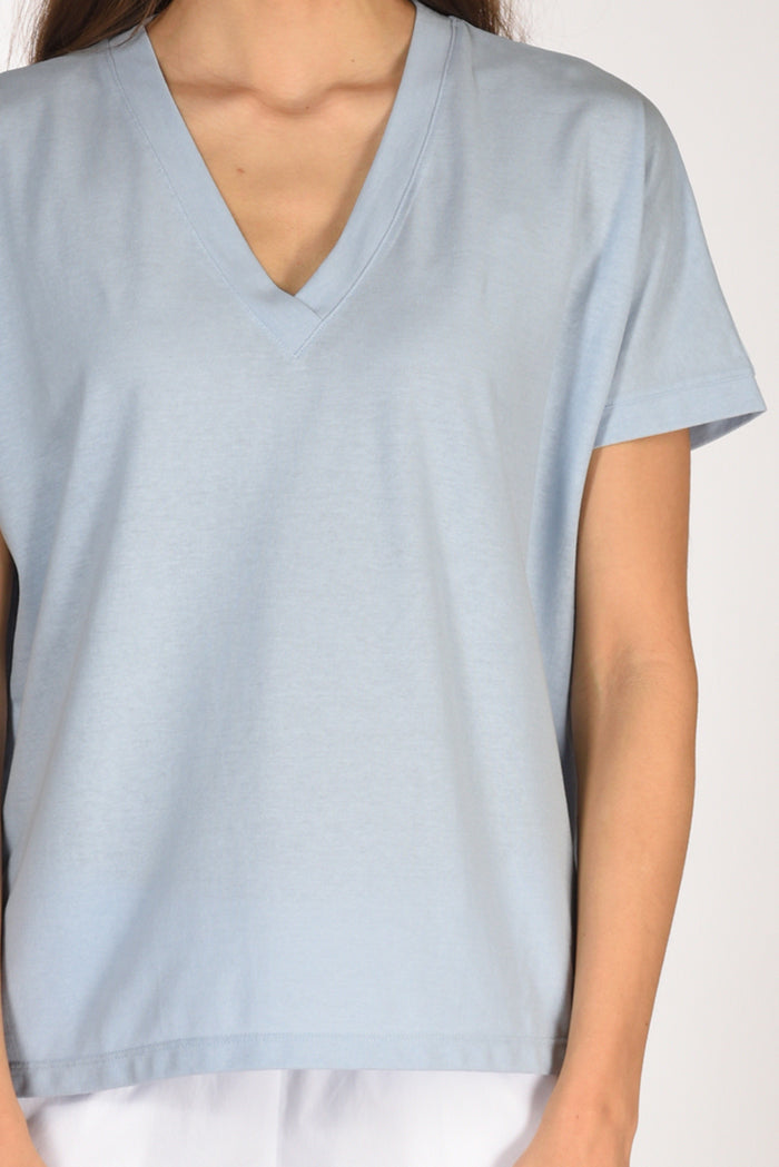 Zanone Slowear Maglia V Azzurro Donna - 3