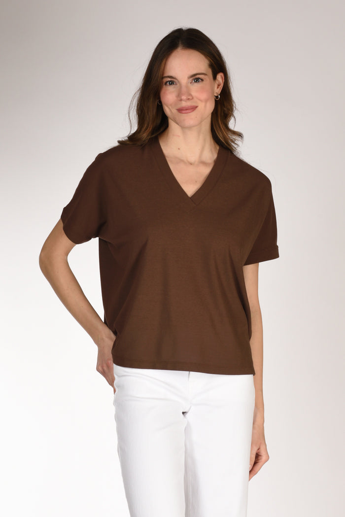 Zanone Slowear Maglia V Marrone Donna - 1