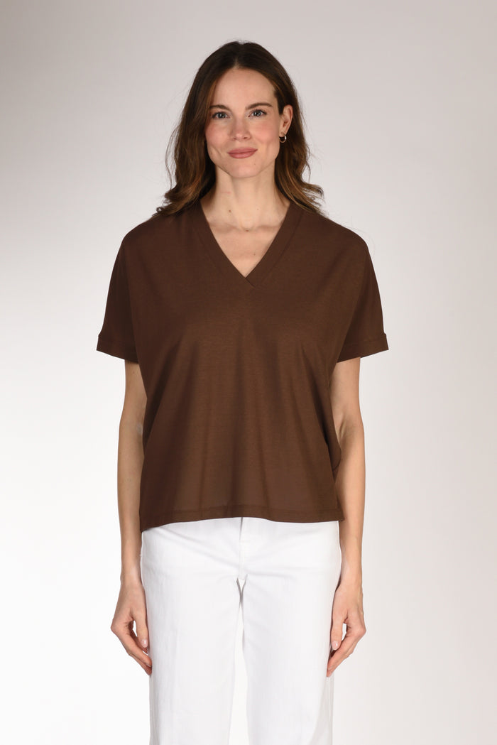 Zanone Slowear Maglia V Marrone Donna - 2