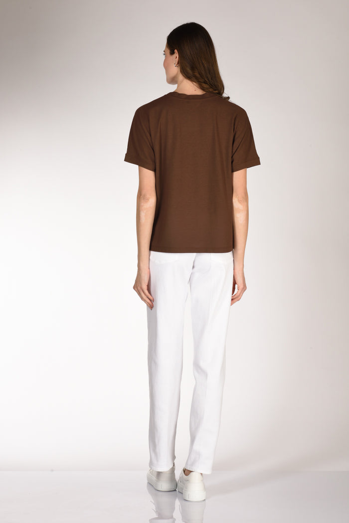 Zanone Slowear Maglia V Marrone Donna - 5