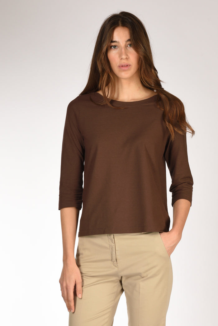Zanone Slowear Maglia Scollo Marrone Donna - 1