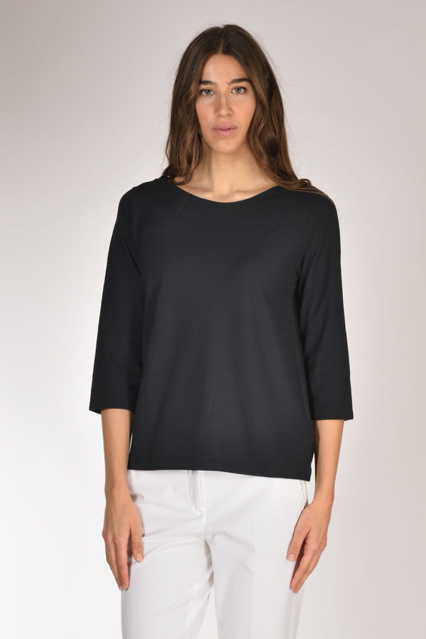 Zanone Slowear Maglia Scollo Blu Donna