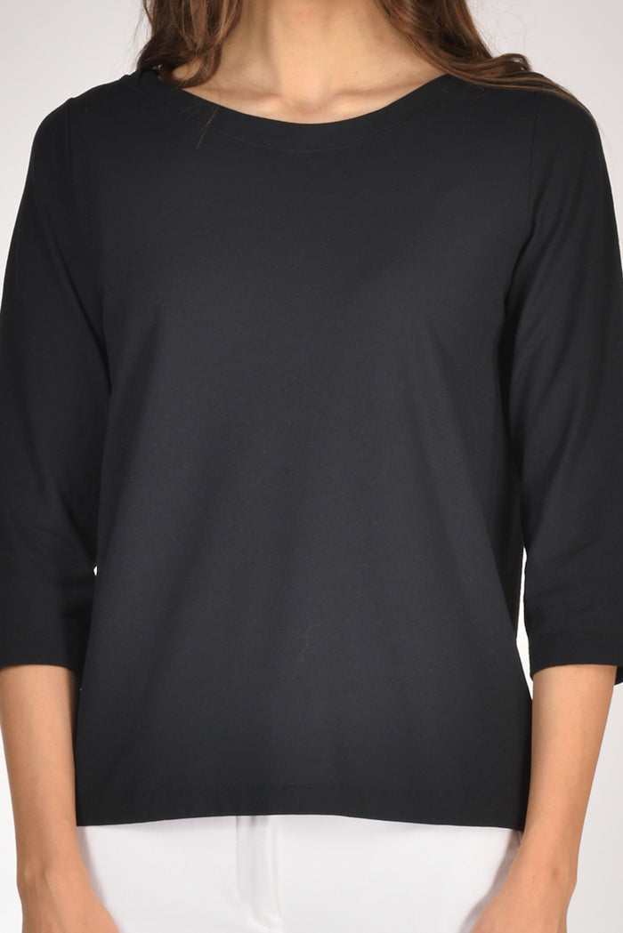 Zanone Slowear Maglia Scollo Blu Donna - 3