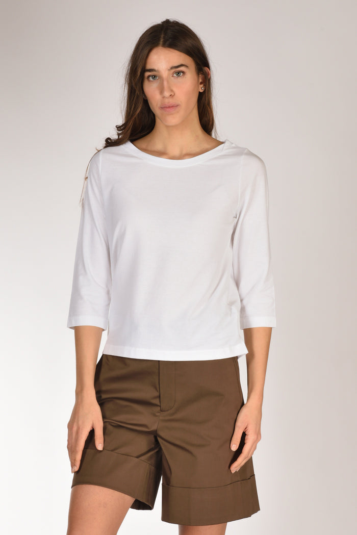 Zanone Slowear Maglia Scollo Bianco Donna - 1