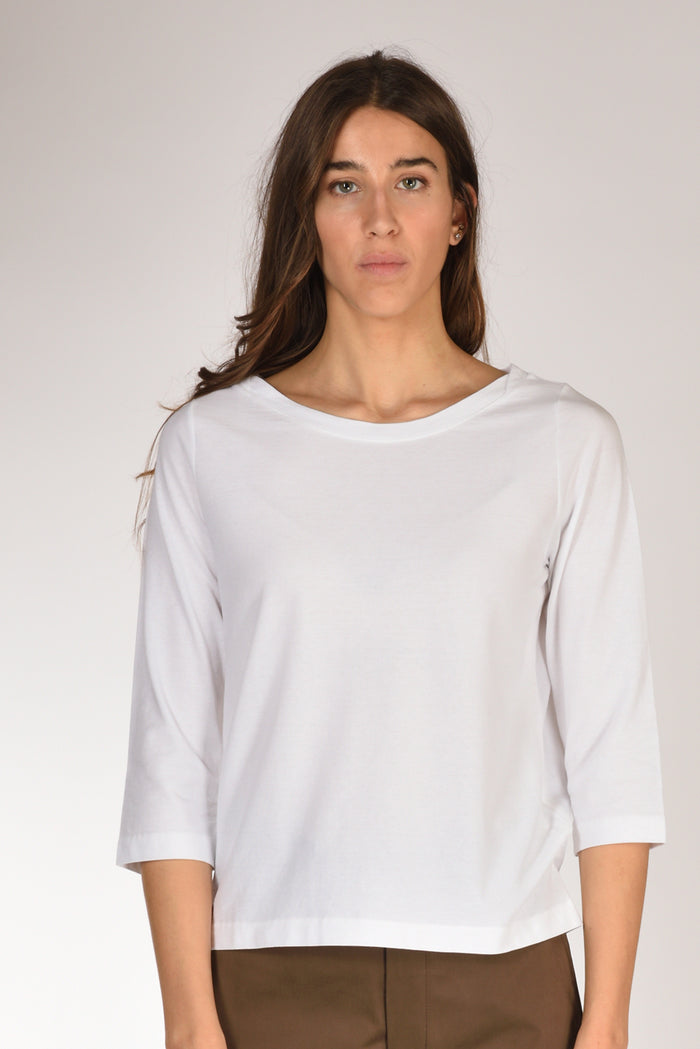 Zanone Slowear Maglia Scollo Bianco Donna - 2