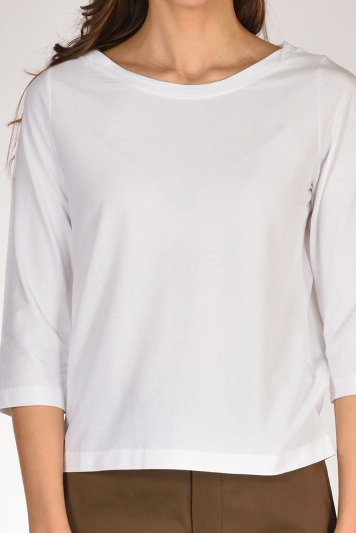 Zanone Slowear Maglia Scollo Bianco Donna - 3