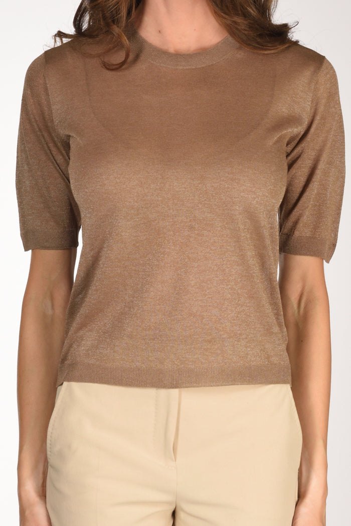 Zanone Slowear Maglia Tshirt Beige Scuro Donna - 3