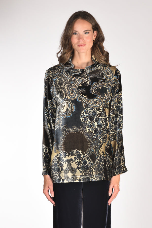 Gabriele Bellini Maglia Nero/bianco/azzurro Donna-2