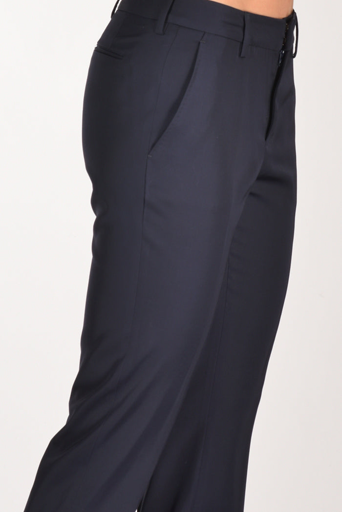 Pt Torino Pantalone New York Blu Donna - 5